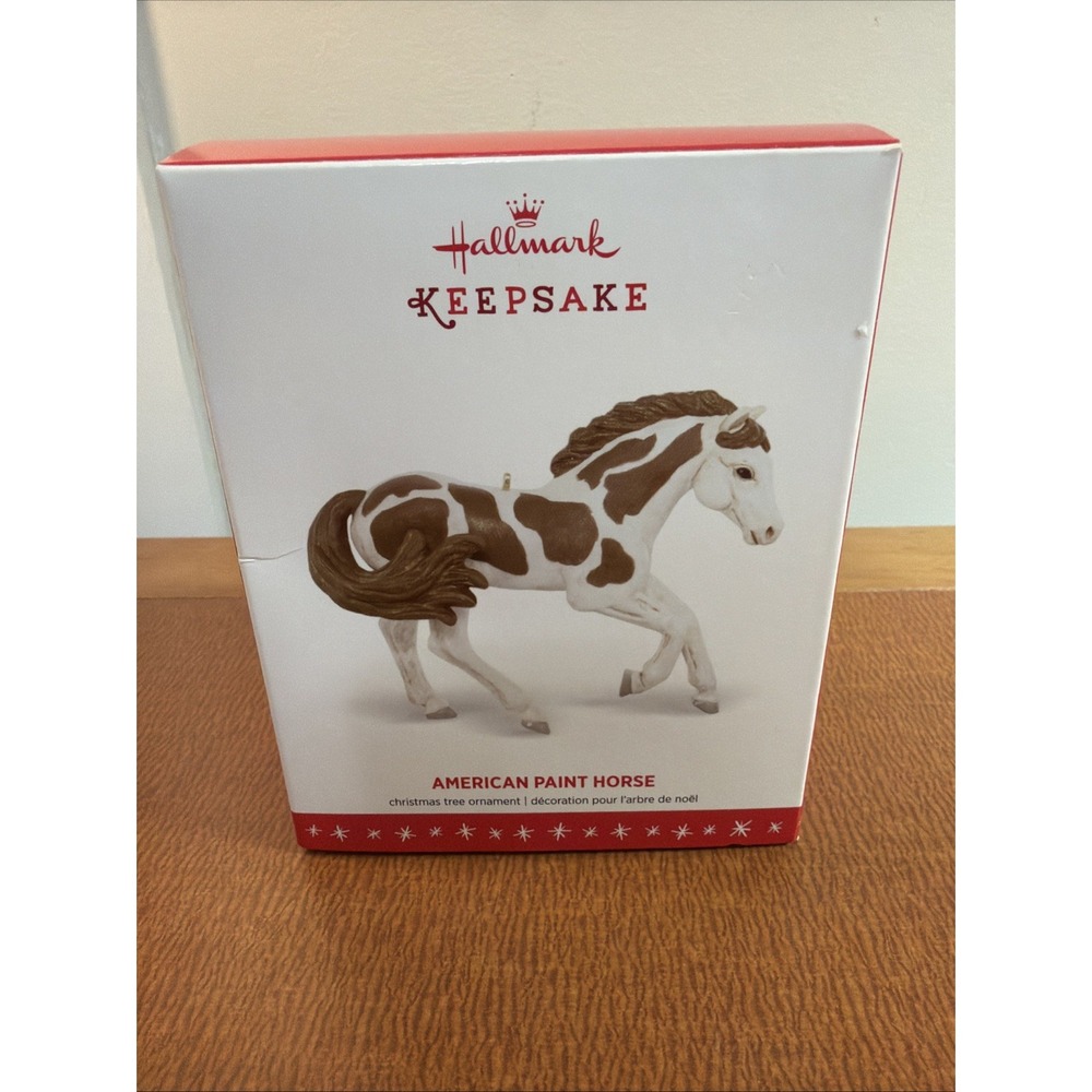 Hallmark Keepsake Ornament 2016 American Paint Horse NIB